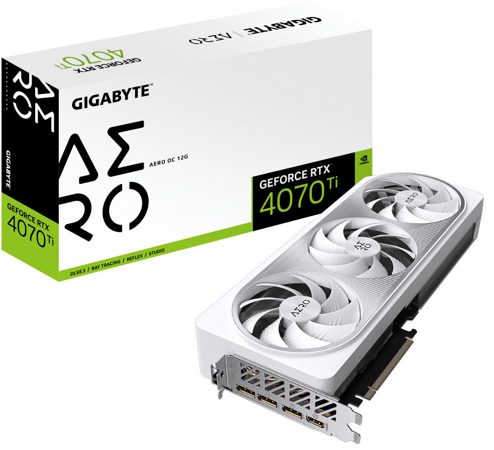 Gráfica Gigabyte GeForce® RTX 4070 Ti Aero OC 12GB GDDR6X DLSS3