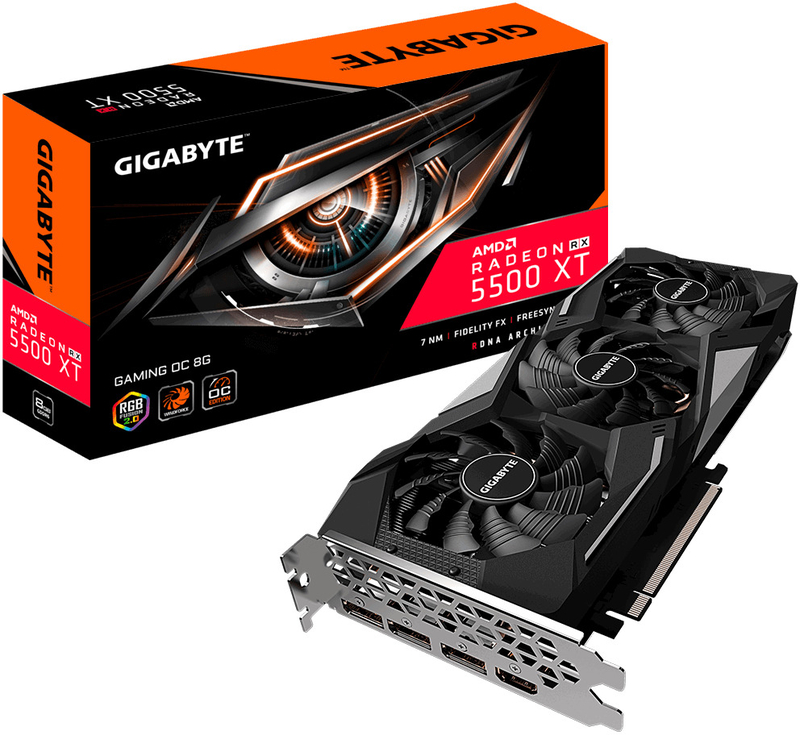 Gráfica Gigabyte Radeon RX 5500 XT Gaming OC 8GB