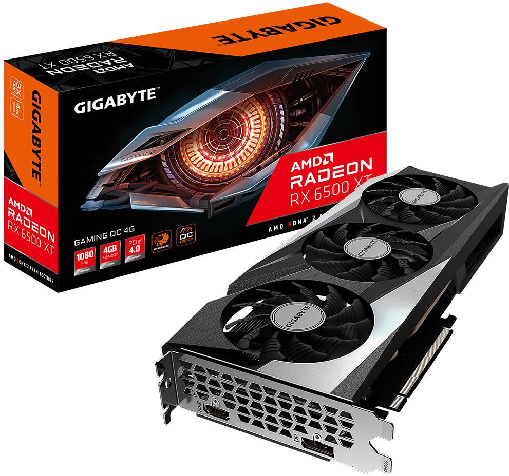 Picture of Picture of ** B Grade ** Gráfica Gigabyte Radeon RX 6500 XT Gaming OC 4GB GDDR6