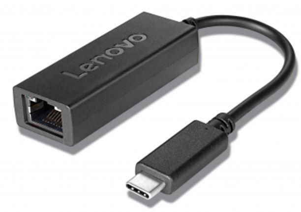 Lenovo - Adaptador Lenovo USB-C para Ethernet RJ-45 Gigabit