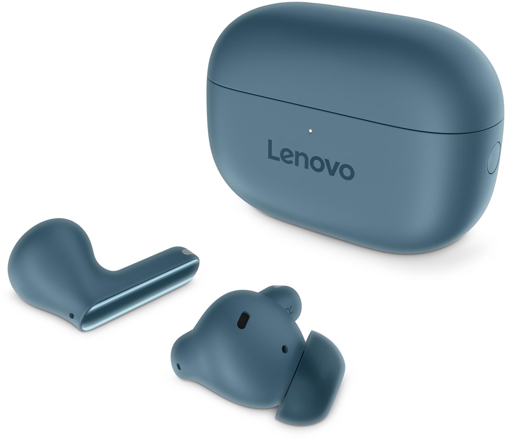 Lenovo - Earbuds Lenovo Yoga True Wireless Stereo Azul-Verde