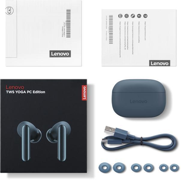 Lenovo - Earbuds Lenovo Yoga True Wireless Stereo Azul-Verde