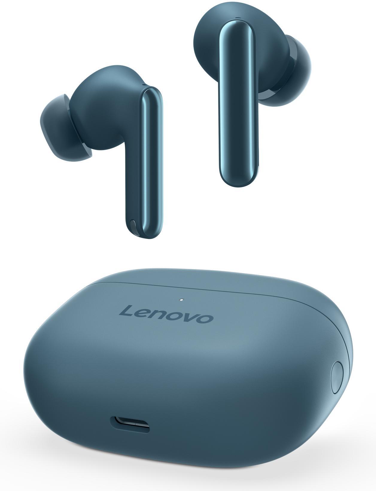 Lenovo - Earbuds Lenovo Yoga True Wireless Stereo Azul-Verde