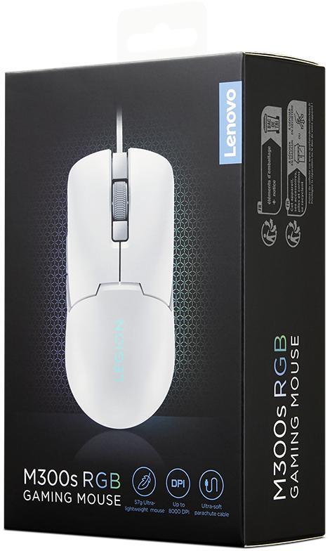 Lenovo - Rato Lenovo Legion M300s RGB Gaming Branco