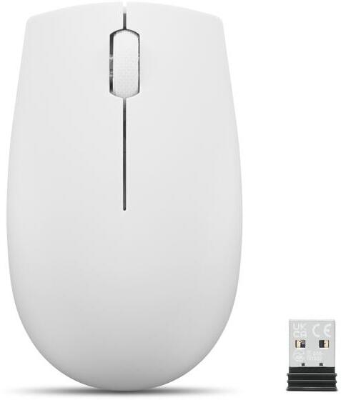 Lenovo - Rato Lenovo 300 Compact Wireless Cloud Grey