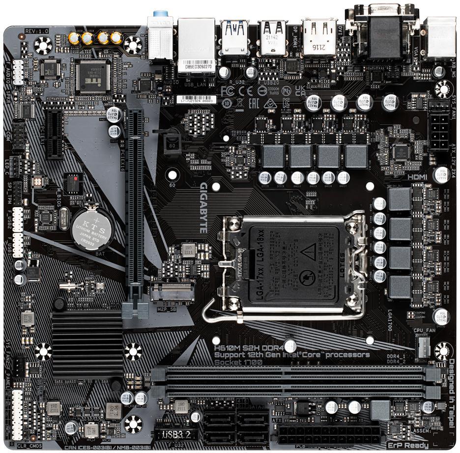  - ** B Grade ** Motherboard Gigabyte H610M S2H DDR4