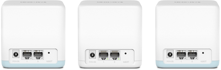 Mercusys - Sistema Mesh Mercusys HaloH32G AC1200 Whole Home Wi-Fi 5 Gigabit (Pack 3)