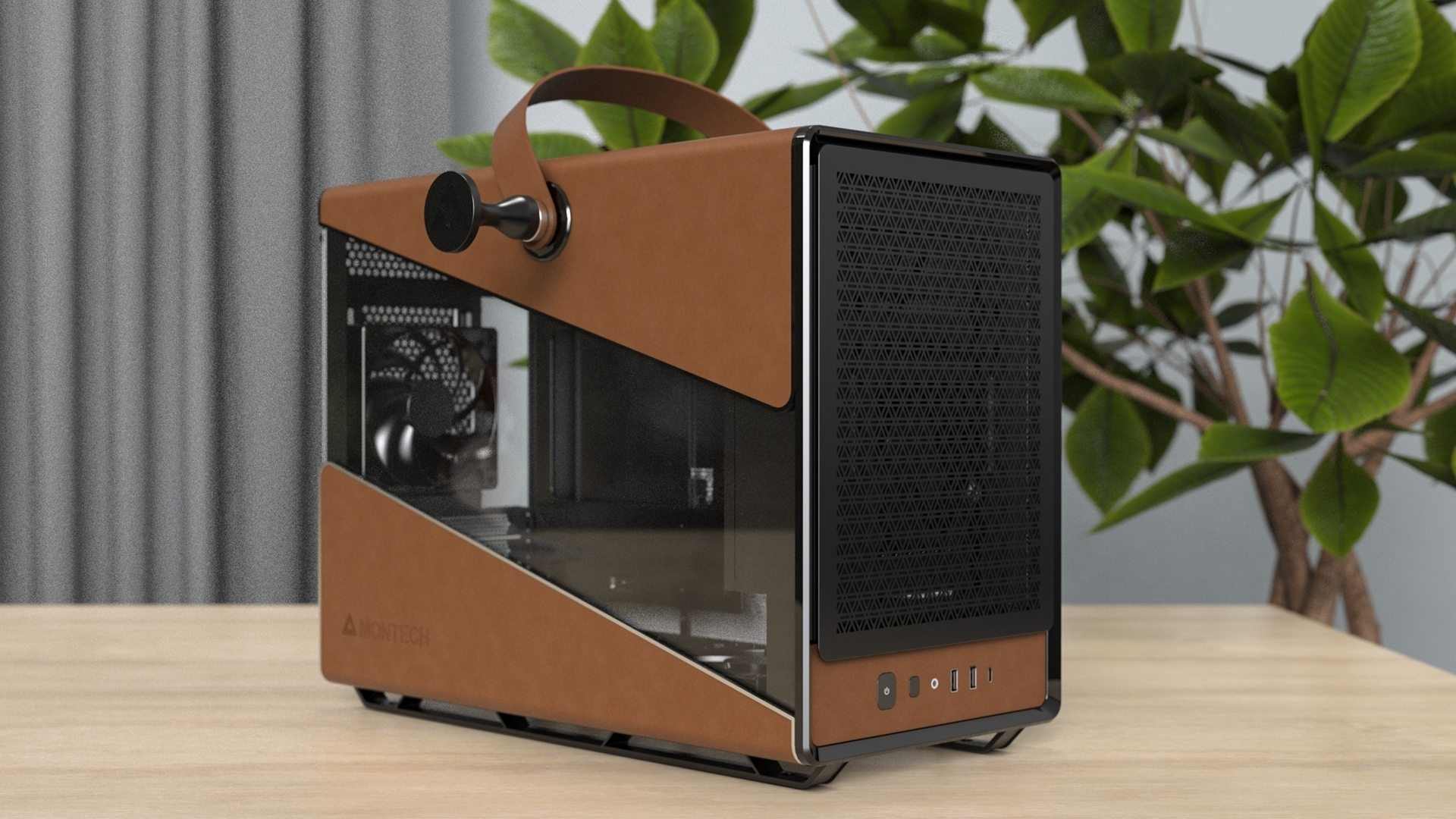 Montech - Caixa Micro-ATX Montech Heritage Pro Preto