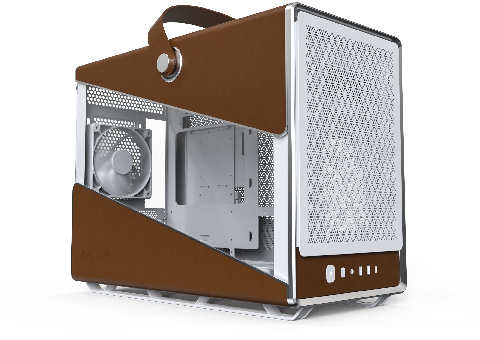 Montech - Caixa Micro-ATX Montech Heritage Pro Branco