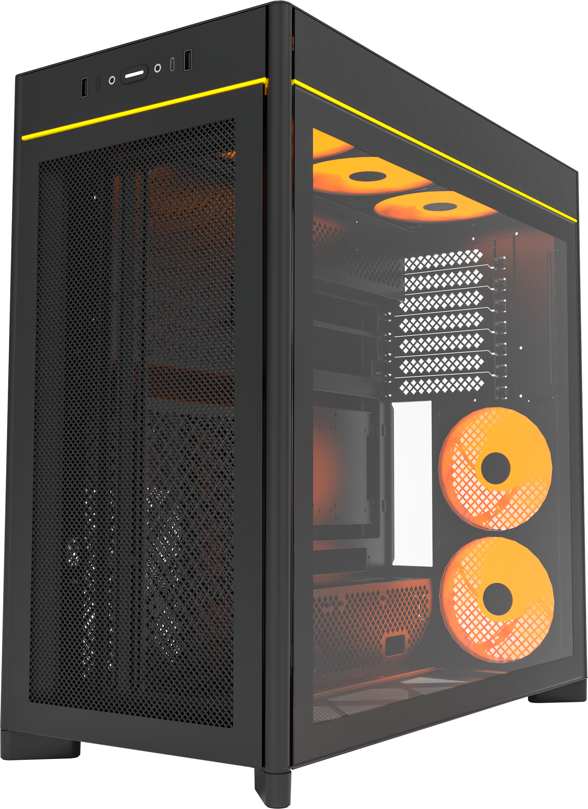 Montech - Caixa ATX Montech HS01 Pro Preto
