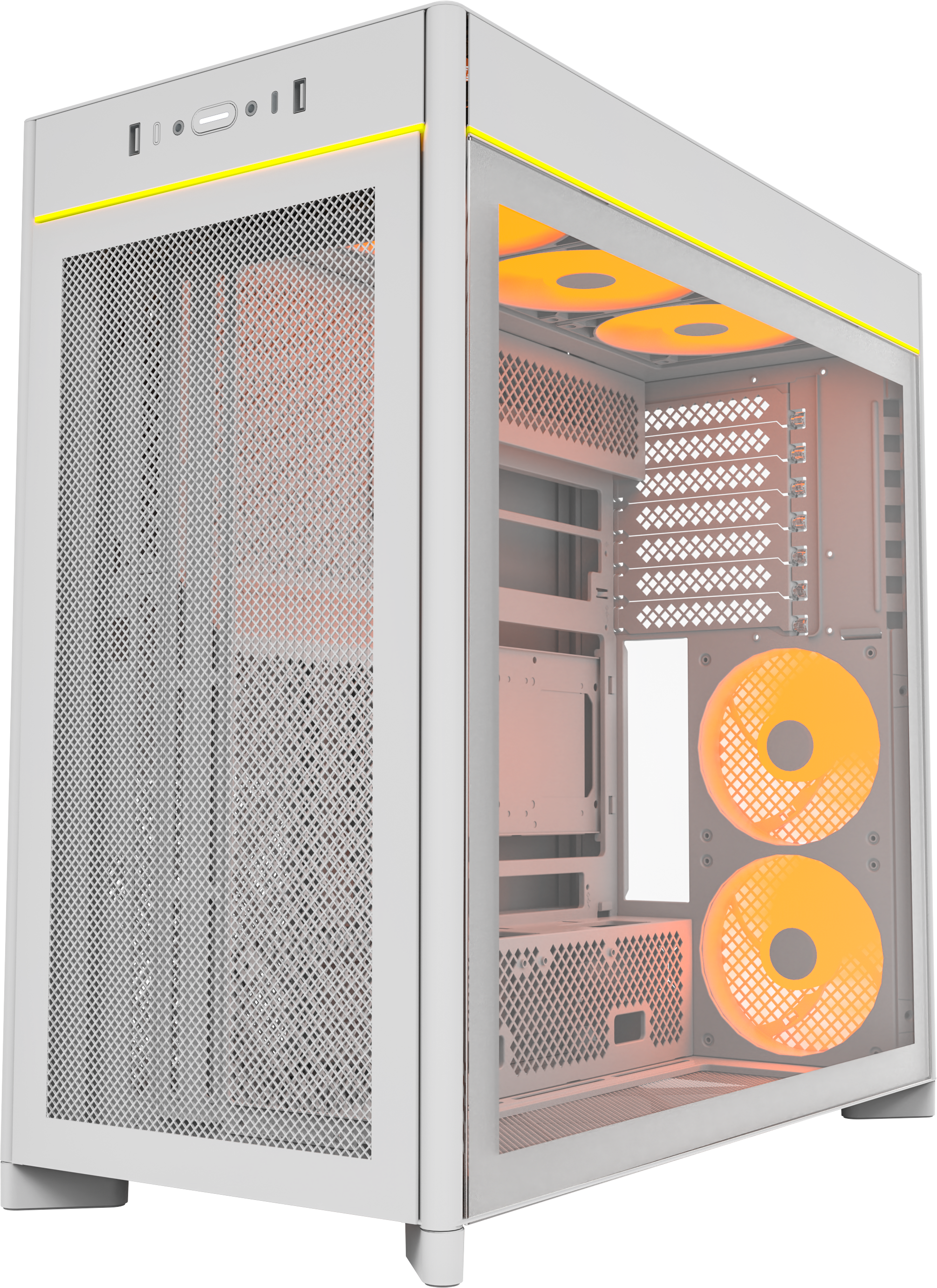 Montech - Caixa ATX Montech HS01 Pro Branco