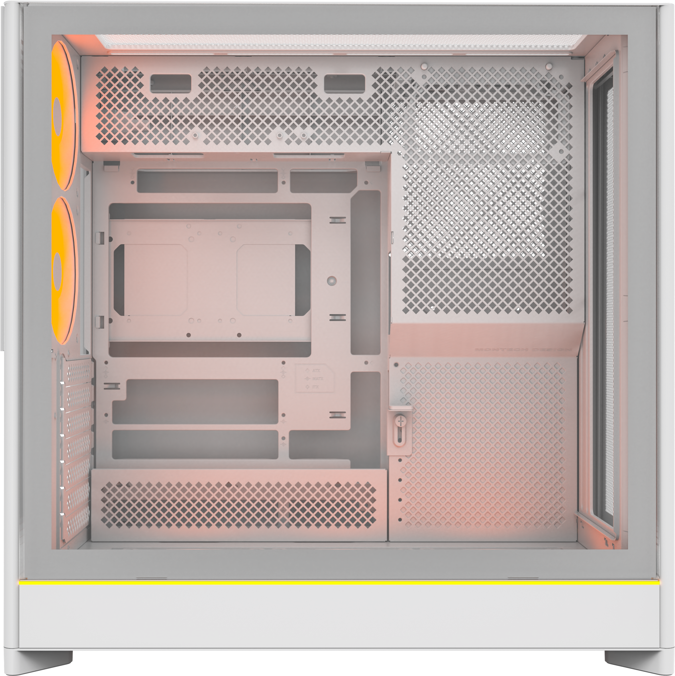 Montech - Caixa ATX Montech HS01 Pro Branco