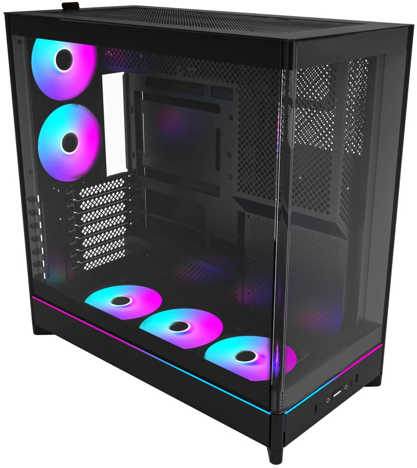 Montech - Caixa ATX Montech HS02 Pro Preto
