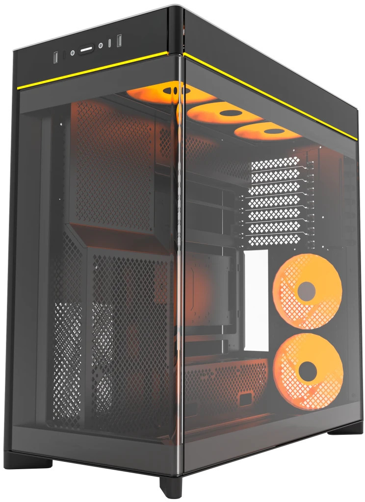 Montech - Caixa ATX Montech HS02 Pro Preto