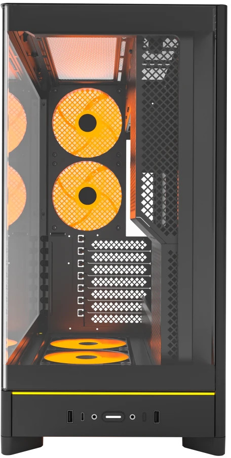 Montech - Caixa ATX Montech HS02 Pro Preto