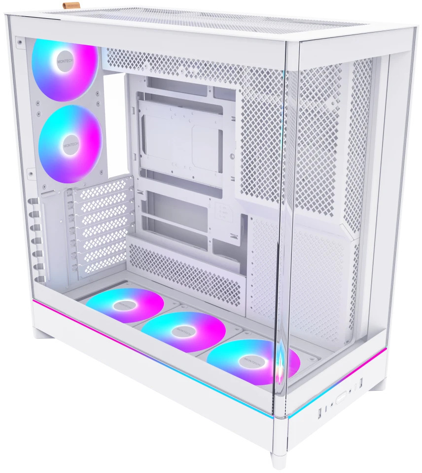 Montech - Caixa ATX Montech HS02 Pro Branco