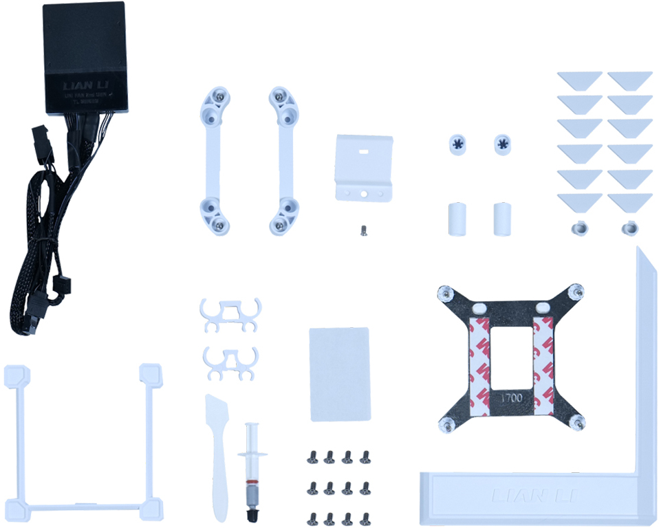 Lian Li - Water Cooler CPU AIO Lian Li HydroShift LCD 360TL ARGB Branco - 360mm