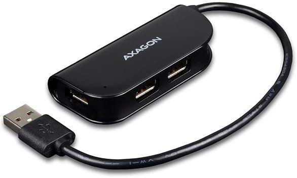 HUB USB AXAGON HUE-X4B 4x USB2.0 READY Preto