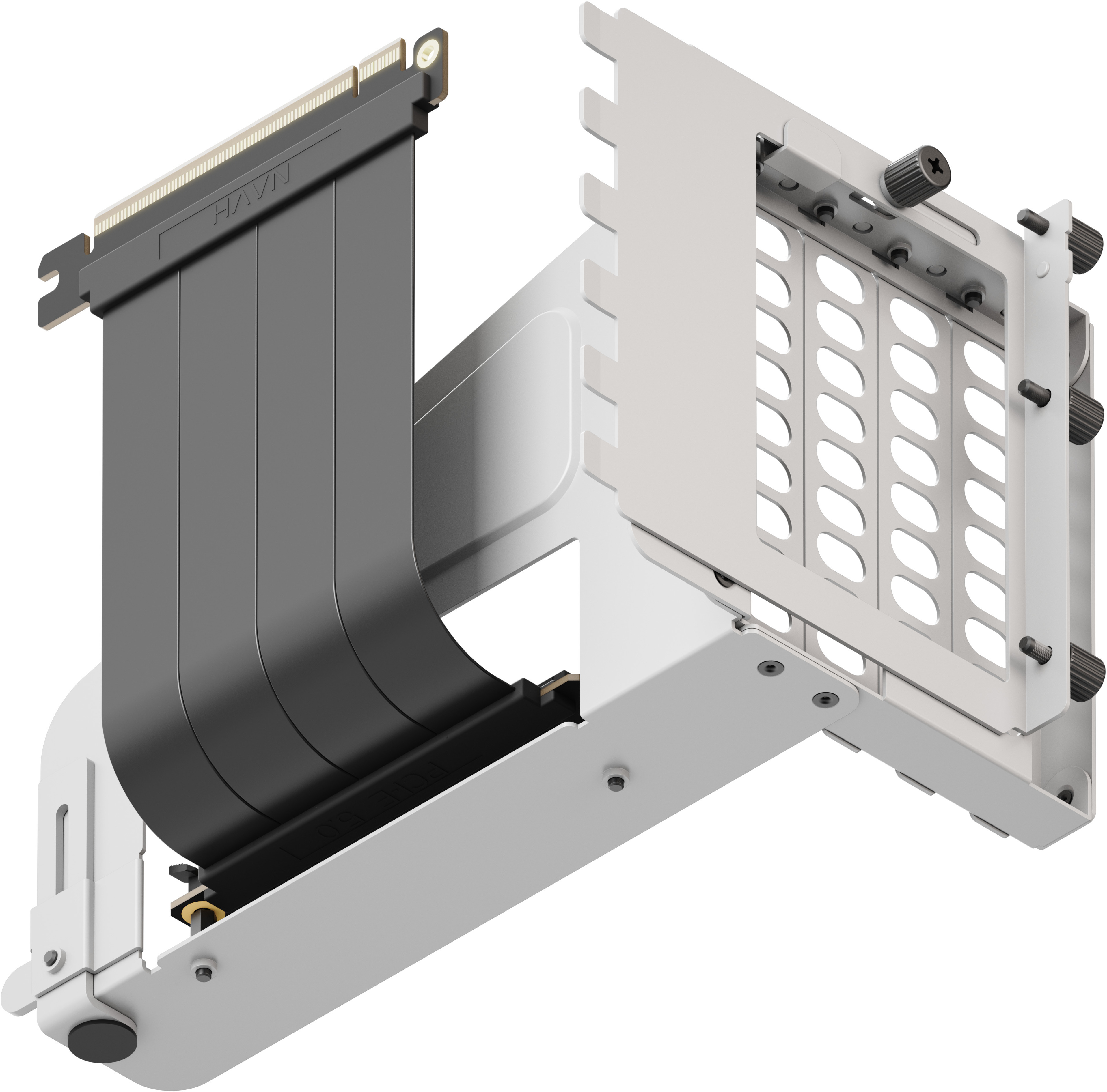 HAVN - Suporte Vertical GPU HAVN Com Riser - Branco