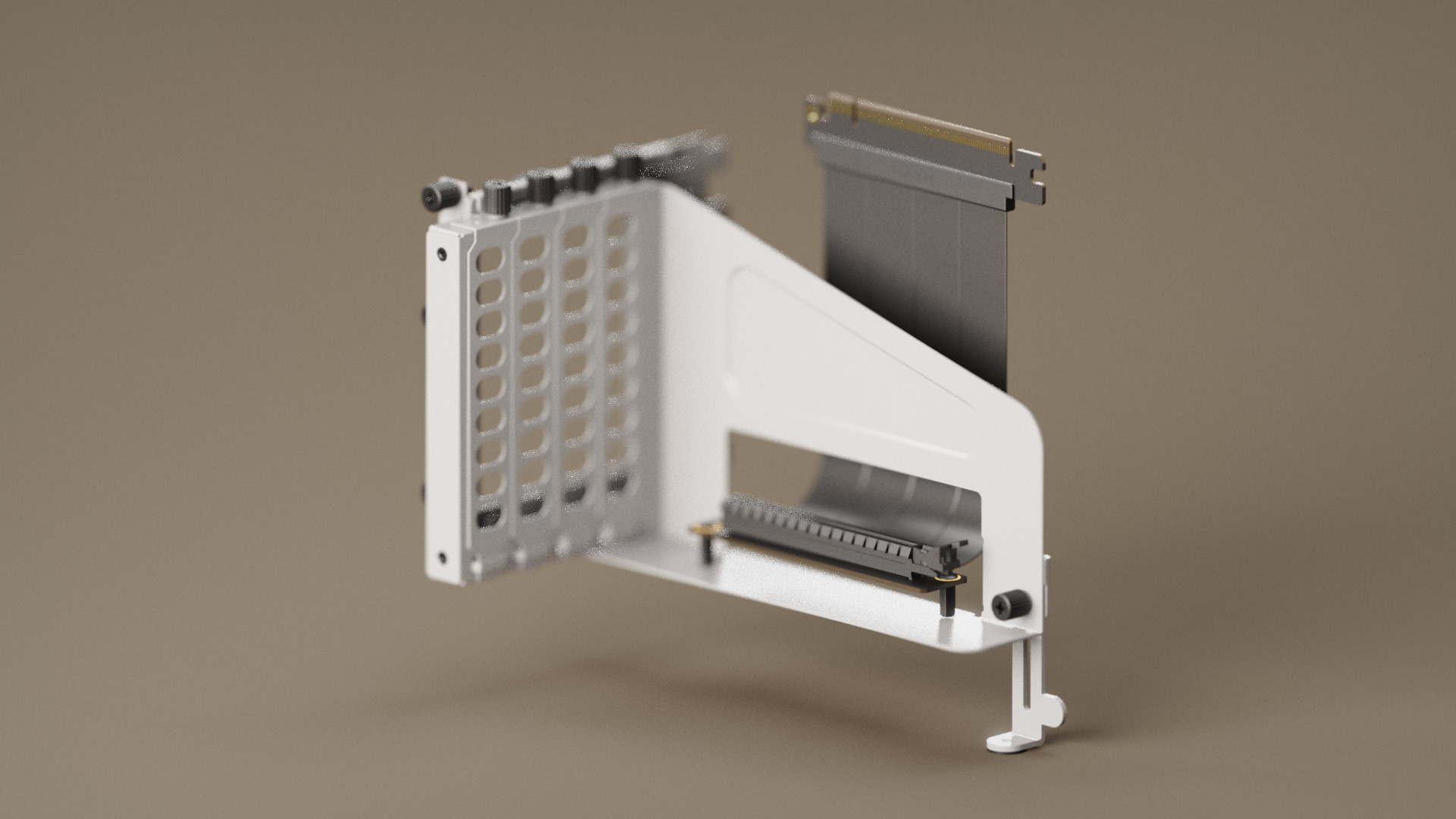 HAVN - Suporte Vertical GPU HAVN Com Riser - Branco