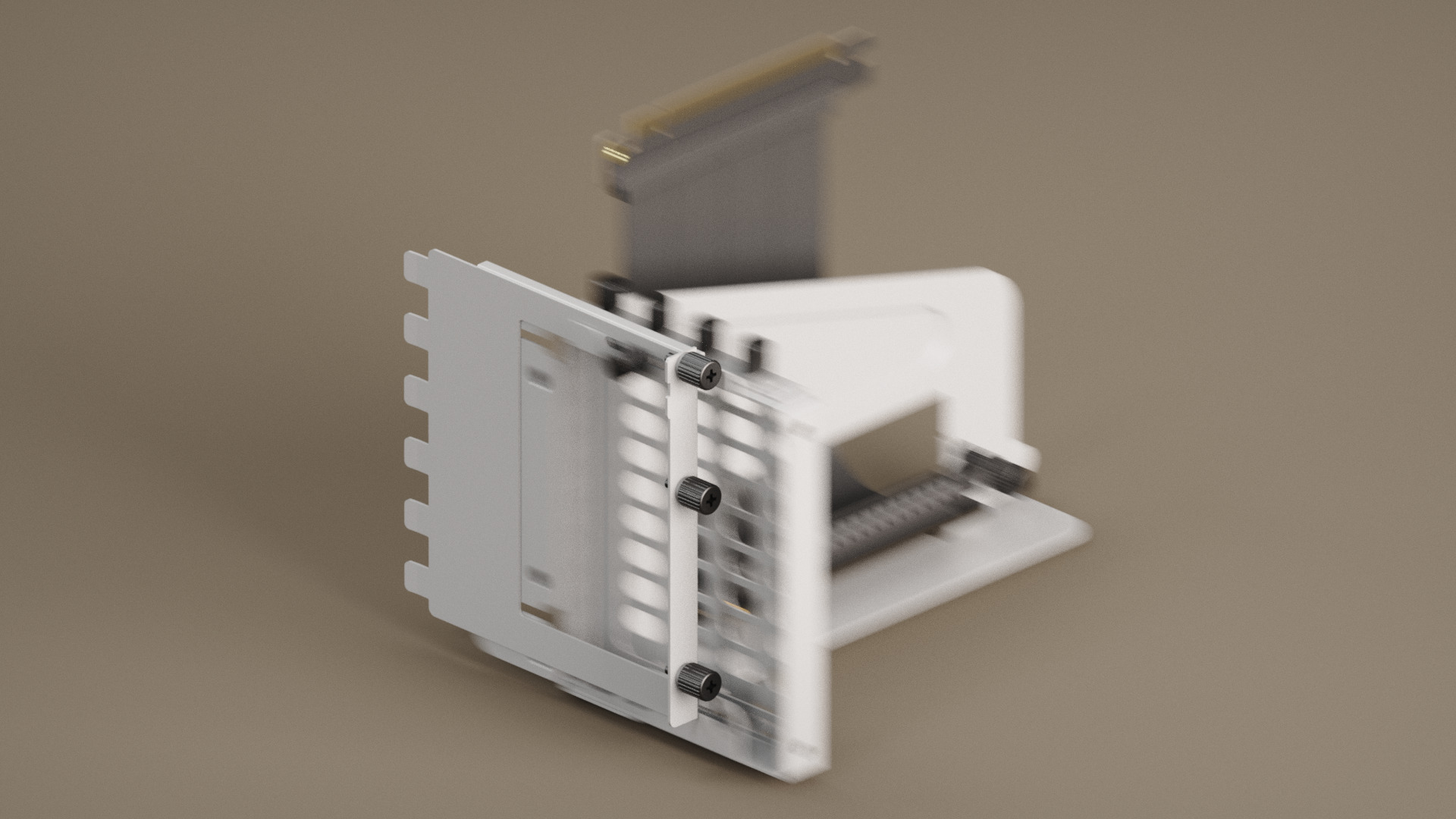 HAVN - Suporte Vertical GPU HAVN Com Riser - Branco