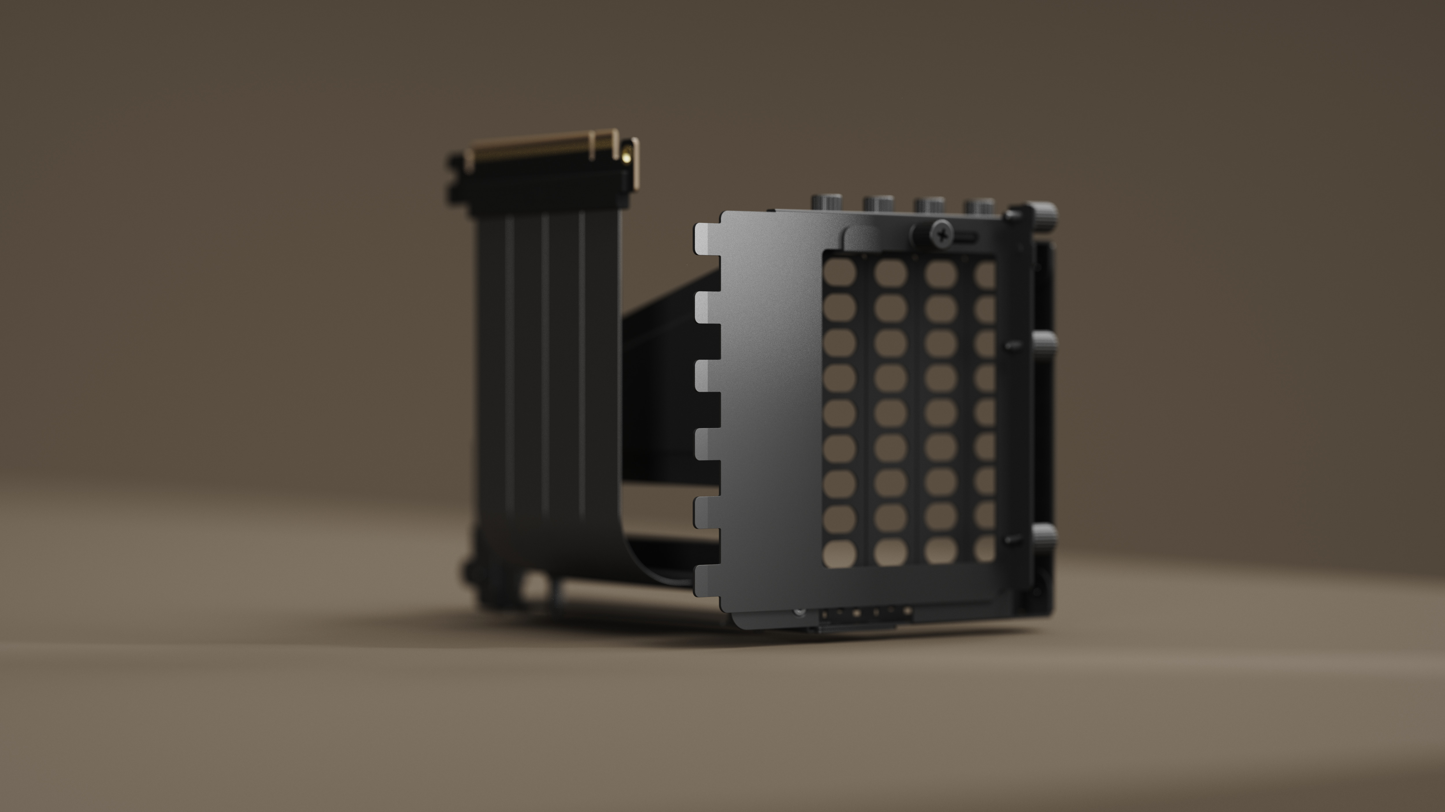 HAVN - Suporte Vertical GPU HAVN Com Riser - Preto
