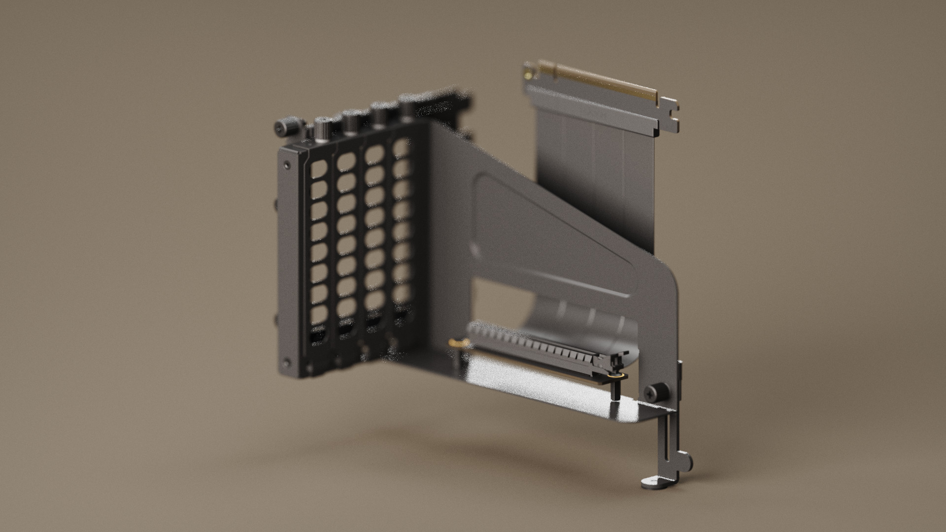 HAVN - Suporte Vertical GPU HAVN Com Riser - Preto