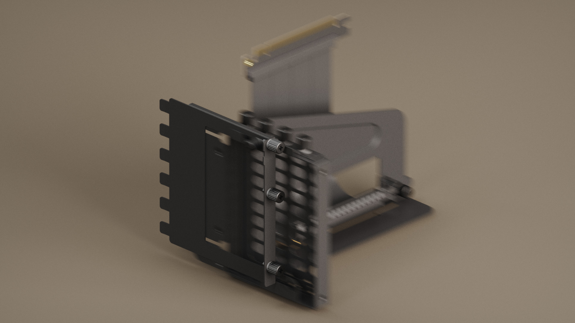 HAVN - Suporte Vertical GPU HAVN Com Riser - Preto