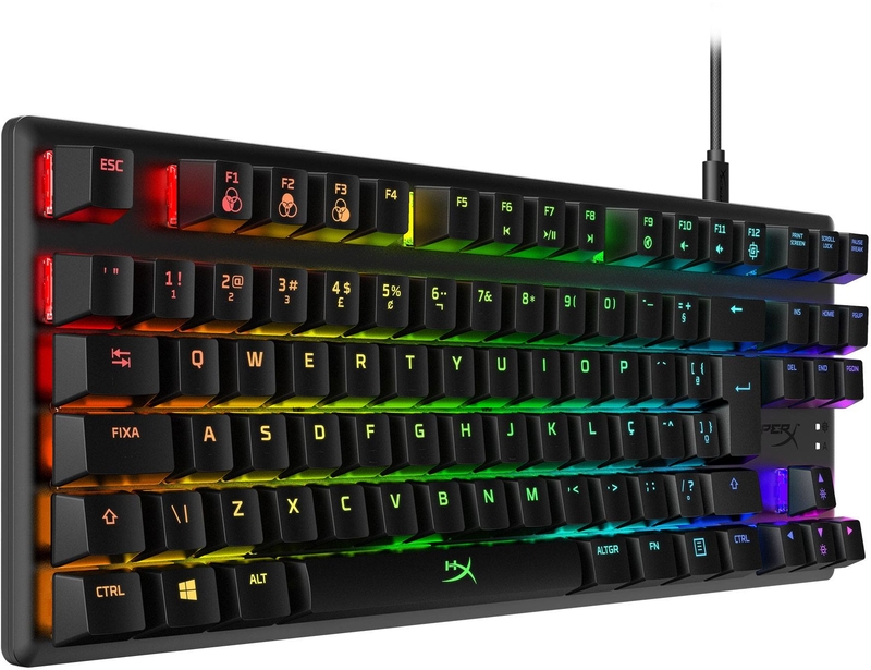 Teclado HyperX Alloy Origins Core RGB HX Red - Mecânico (PT/BR)