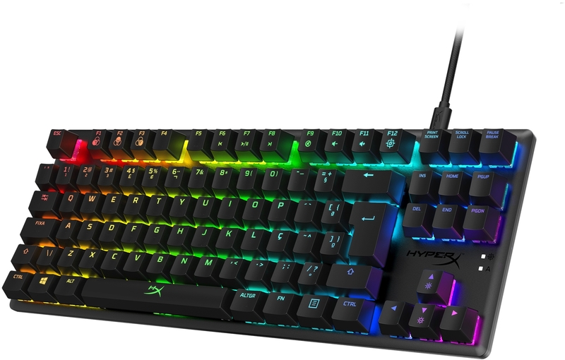 Teclado HyperX Alloy Origins Core RGB HX Red - Mecânico (PT/BR)