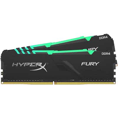 HyperX - ** B Grade ** HyperX Kit 32GB (2 x 16GB) DDR4 3200MHz Fury RGB CL16