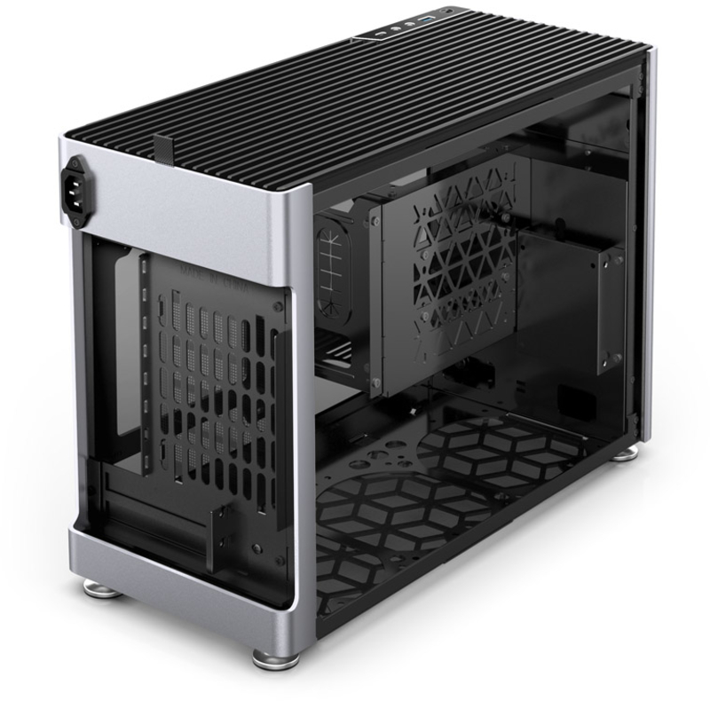 Jonsbo - Caixa Mini-ITX Jonsplus i100 Pro Vidro Temperado Silver