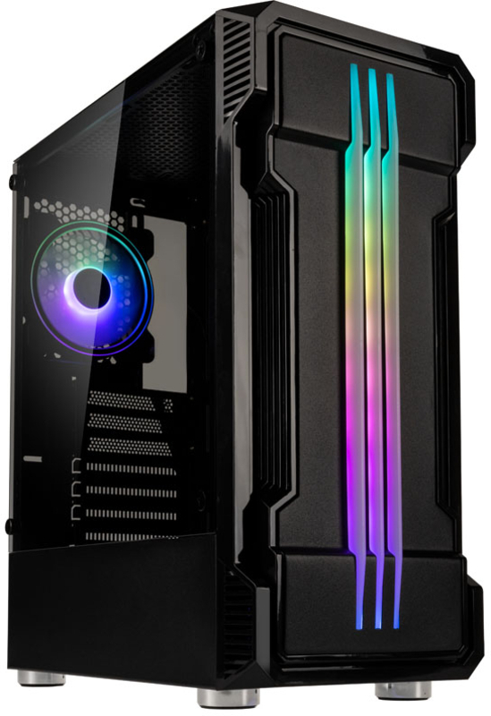 Kolink - **B Grade** Caixa ATX Kolink Inspire K10 ARGB Vidro Temperado