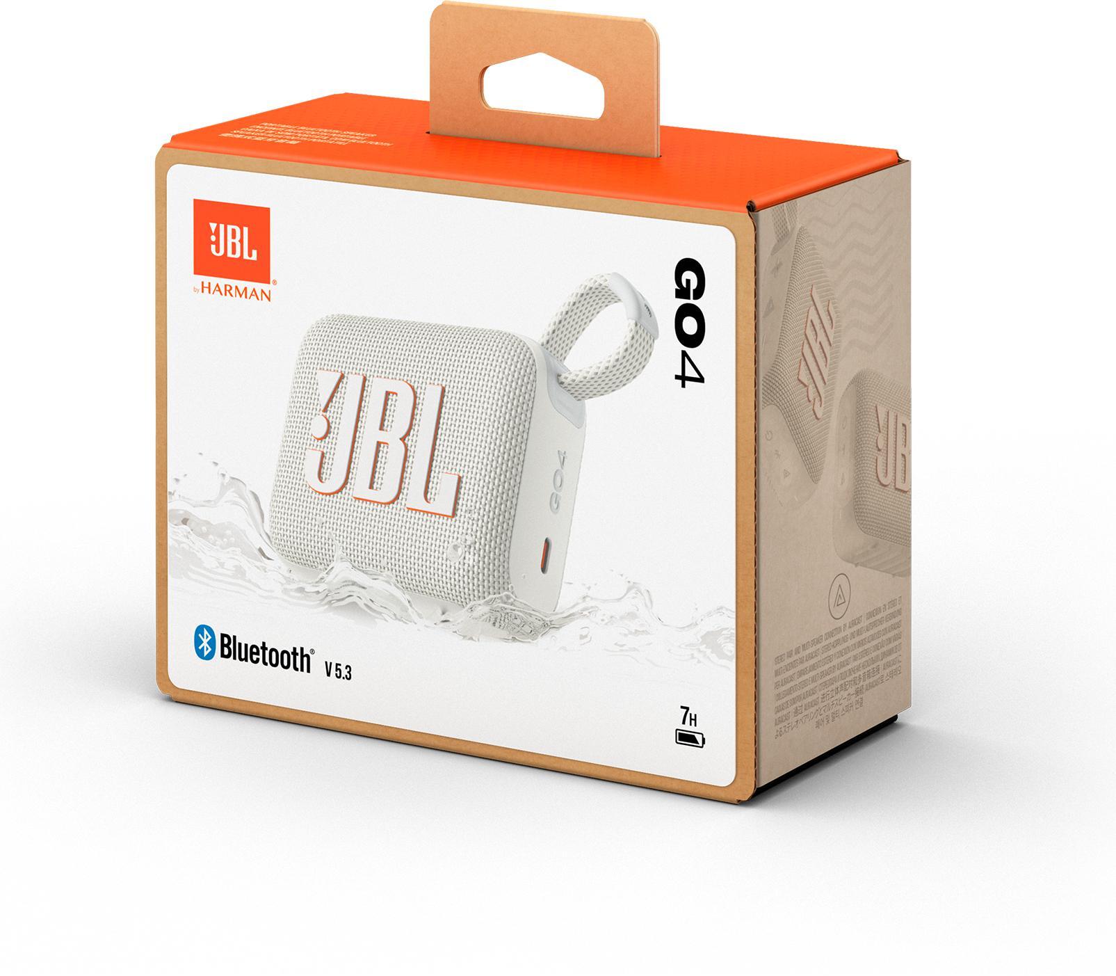 JBL - JBL Coluna Portátil GO 4 Bluetooth - Branco