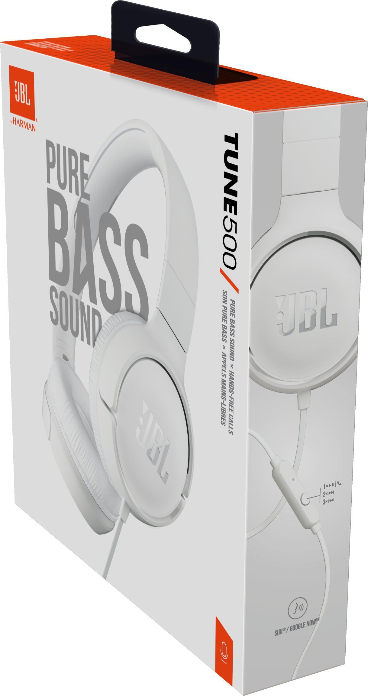 JBL - JBL Auscultadores Tune 500 - Branco