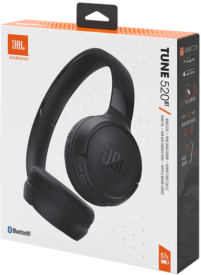 JBL - JBL Headphones Tune 520BT - Preto