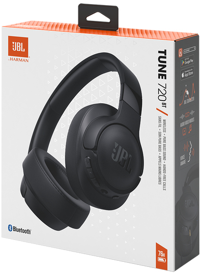 JBL - JBL Headphones Tune 720BT - Preto