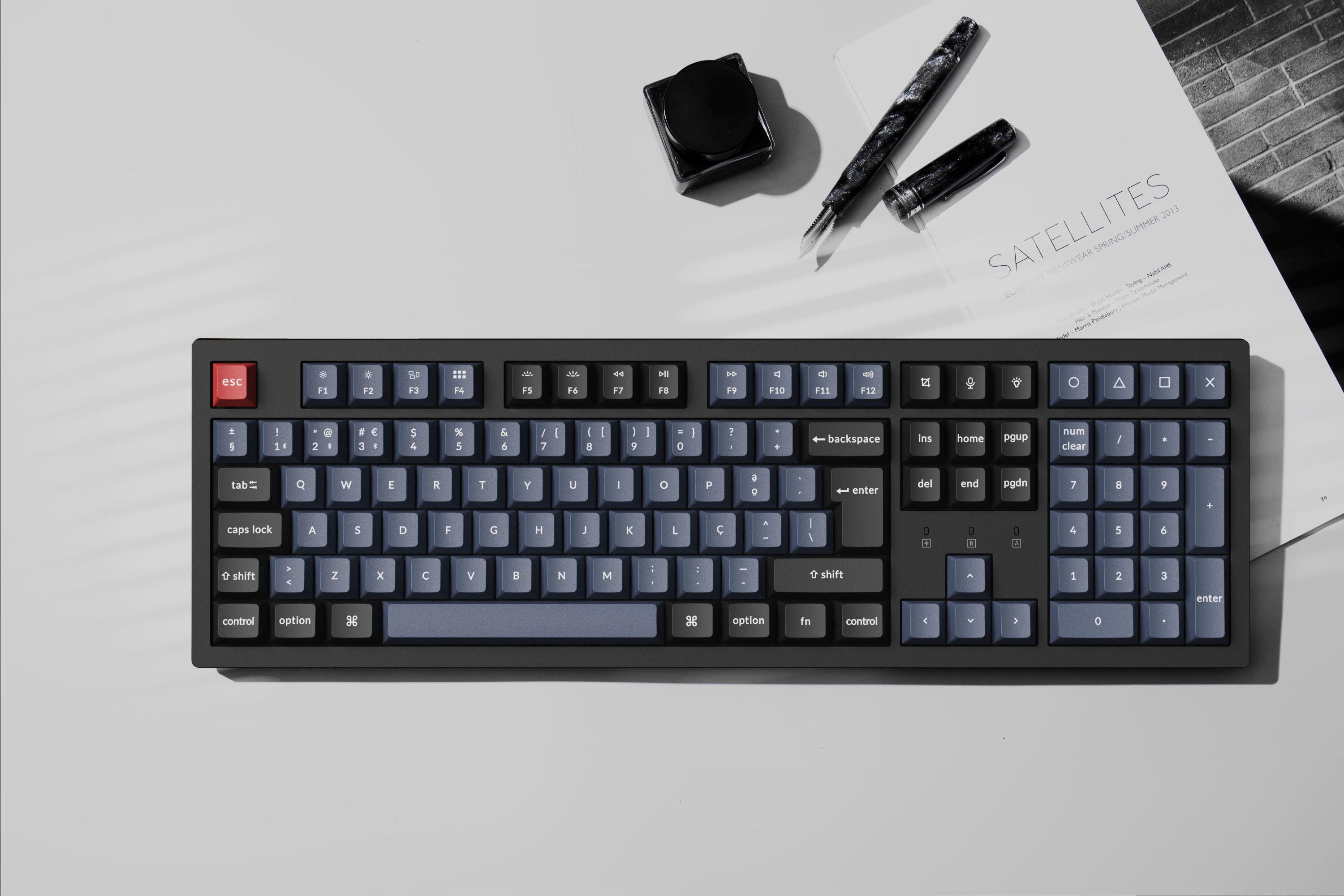 Keychron - Teclado Mecânico Keychron K10 Pro 100% Wireless Keychron K Pro Switch Red Linear