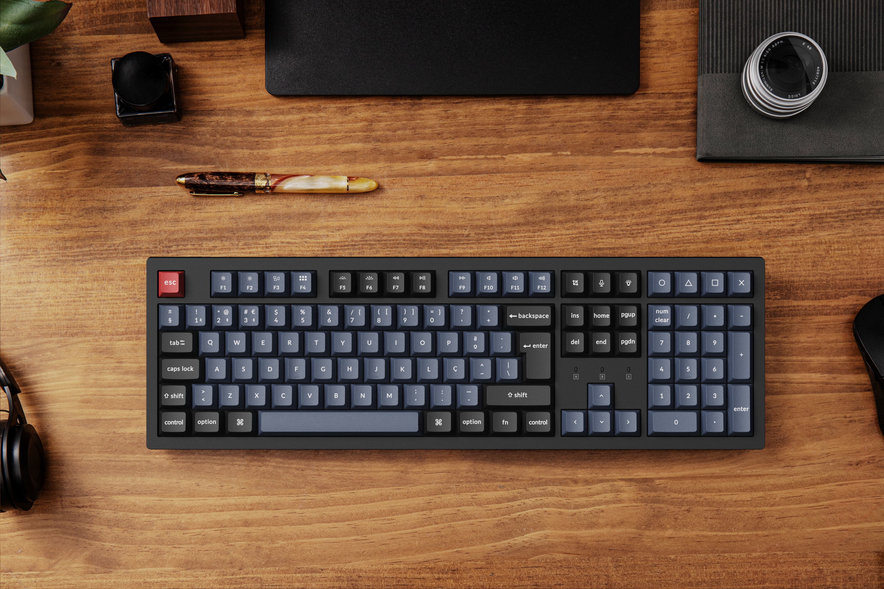 Keychron - Teclado Mecânico Keychron K10 Pro 100% Wireless Keychron K Pro Switch Red Linear