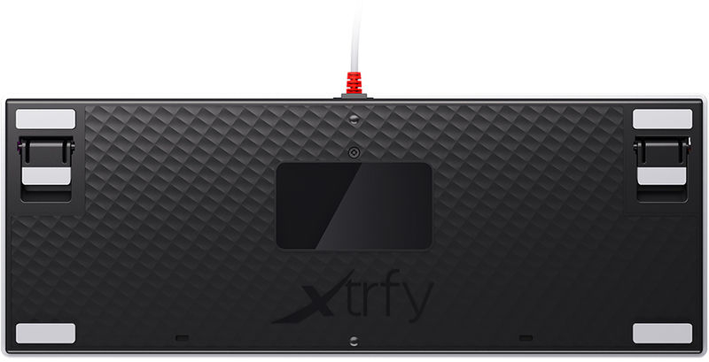 Cherry Xtrfy - Teclado Cherry Xtrfy K4 TKL RGB Gaming Kailh Red Switch Branco - Mecânico (PT)