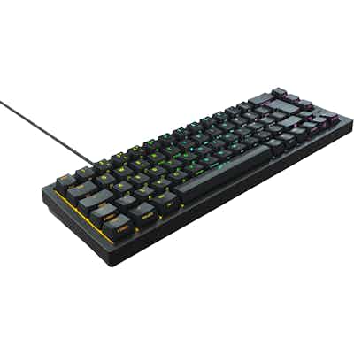Teclado Xtrfy K5 Preto Compact RGB Gaming Hot-Swappable Kailh Red Switch - Mecânico (PT)