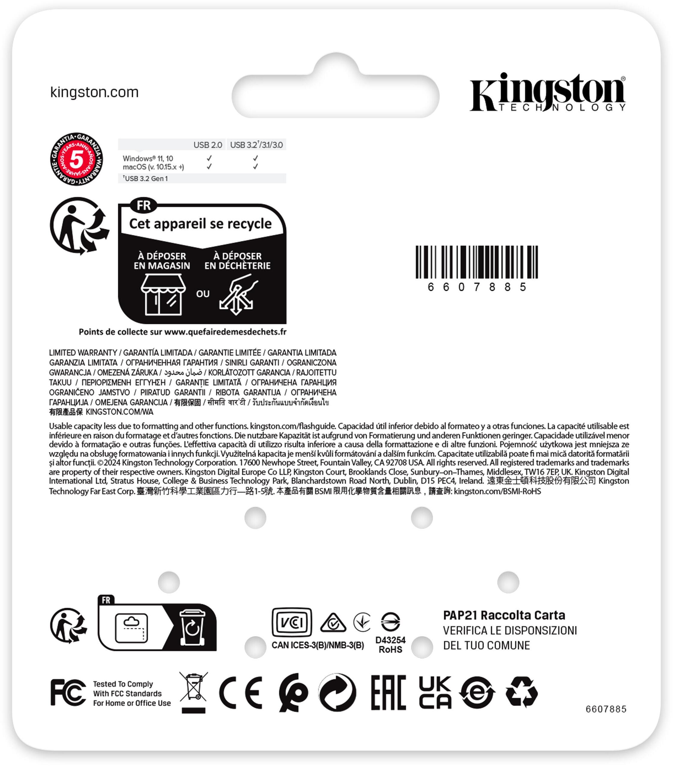 Kingston - Pen Kingston DataTraveler SE9 G3 Dark Nickel 64GB USB3.2 Gen 1