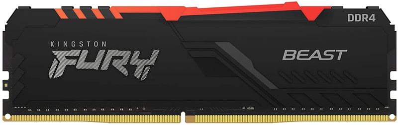 Kingston 8GB DDR4 3200MHz FURY Beast RGB 2R CL16