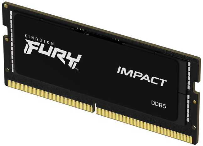 Kingston - ** B Grade ** Kingston SO-DIMM 32GB DDR5 4800MHz Fury Impact CL38