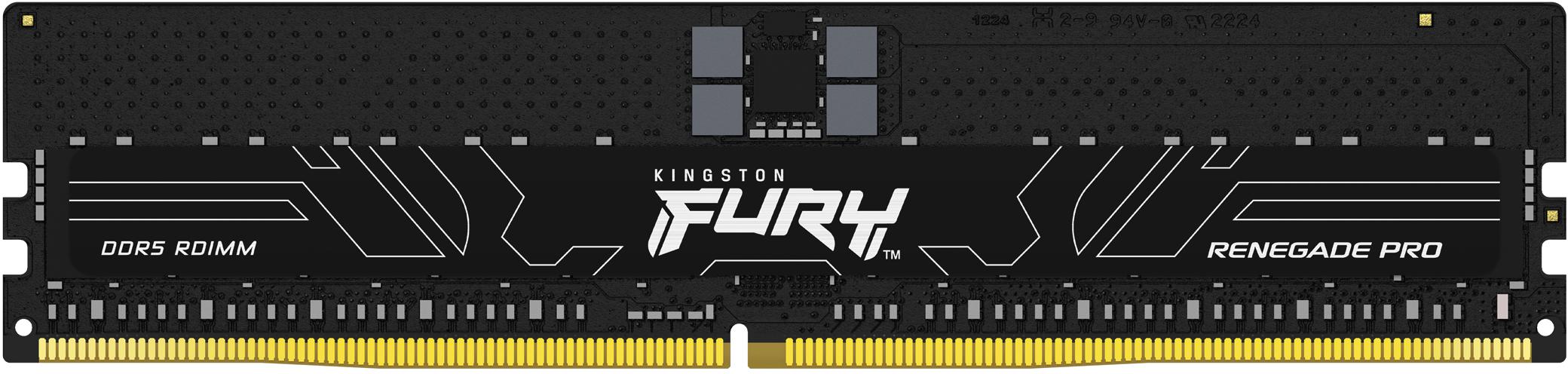 Kingston - Kingston Kit 128GB (4 x 32GB) DDR5 6400MHz FURY Renegade Pro ECC RDIMM CL32