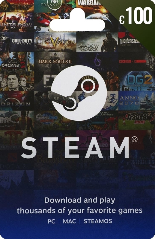 Steam - Gift Card Steam 100Eur