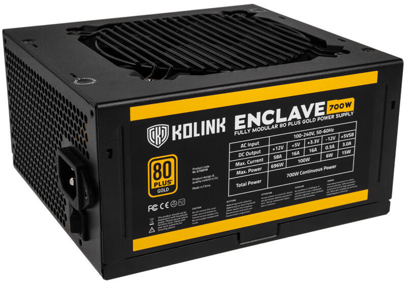 Kolink - Fonte Modular Kolink Enclave 700W 80+ Gold