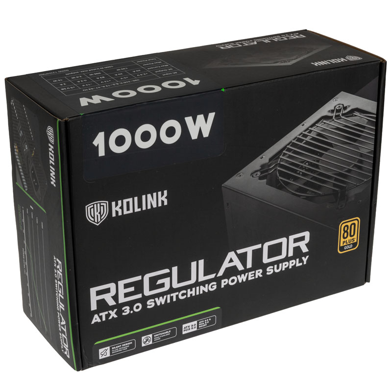Kolink - Fonte Modular Kolink Regulator 1000W Gen5. 80+ Gold