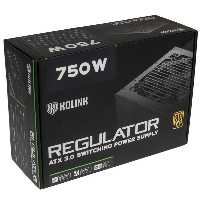 Kolink - Fonte Modular Kolink Regulator 750W Gen5. 80+ Gold