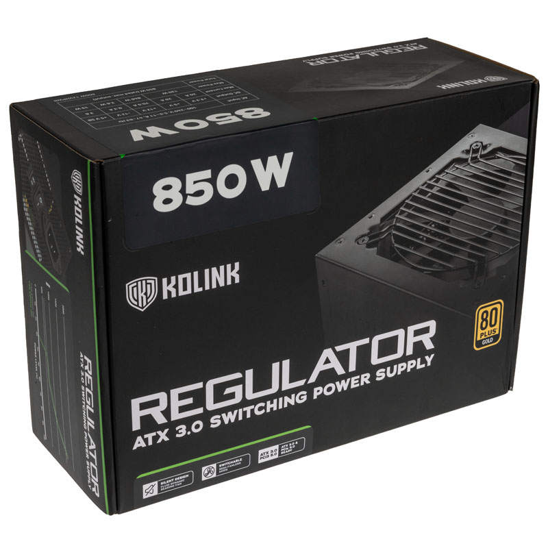 Kolink - Fonte Modular Kolink Regulator 850W Gen5. 80+ Gold